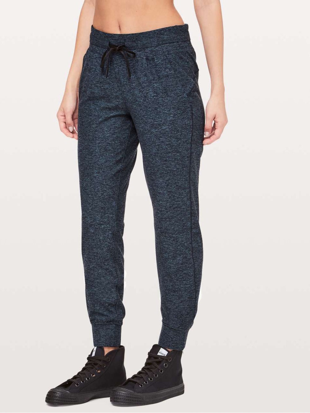 EUC Women’s Lululemon Ready to Rulu Joggers in Heathered Blue - Size 4